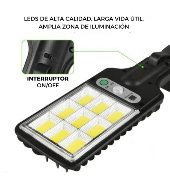 💡 LAMPARA SOLAR LED CON PANEL SOLAR 🌞 PAGA 1 Y LLEVATE 2